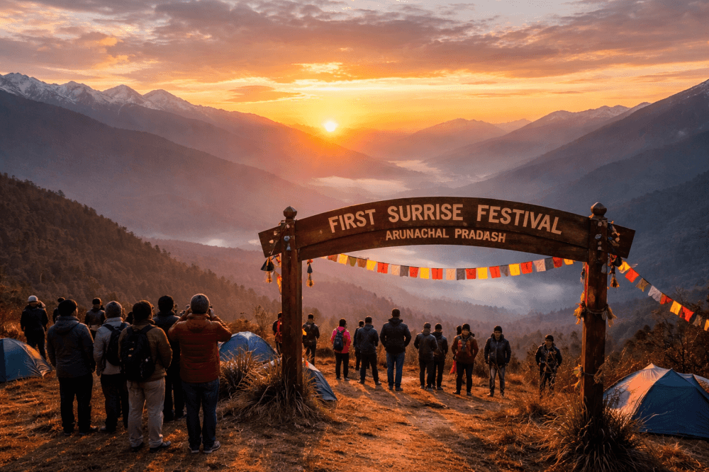 First Sunrise Festival in Arunachal Pradesh: New Year at India’s Earliest Sunrise Point